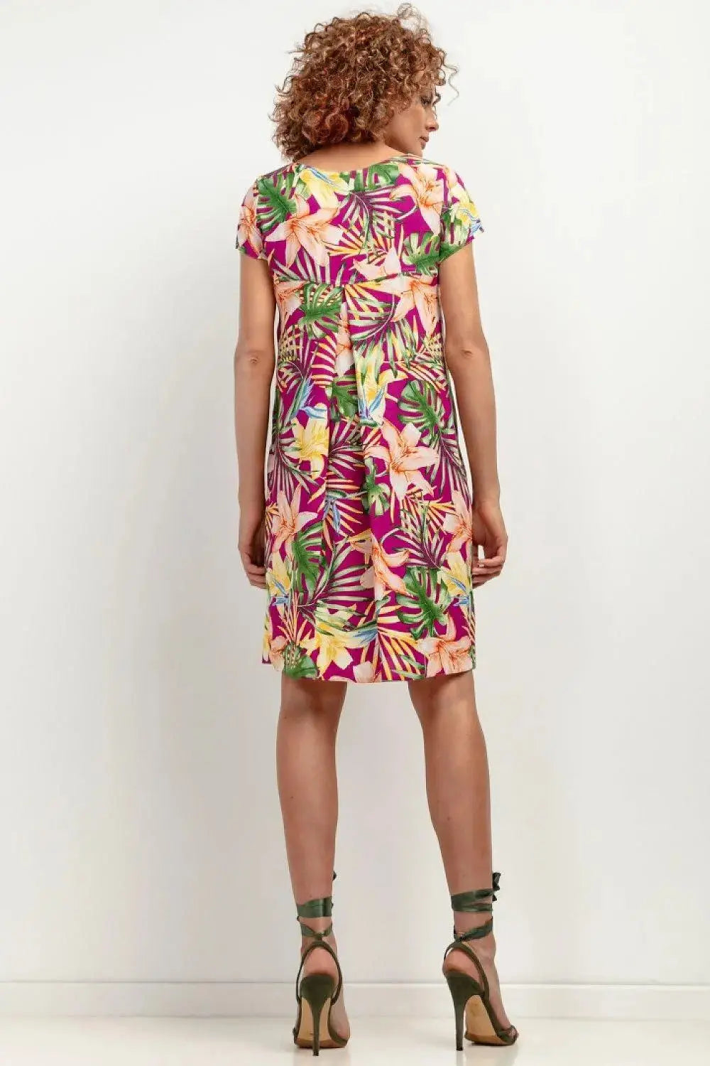 Tessita patterned viscose dress