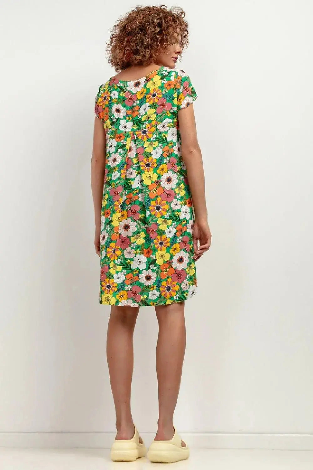 Tessita patterned viscose dress