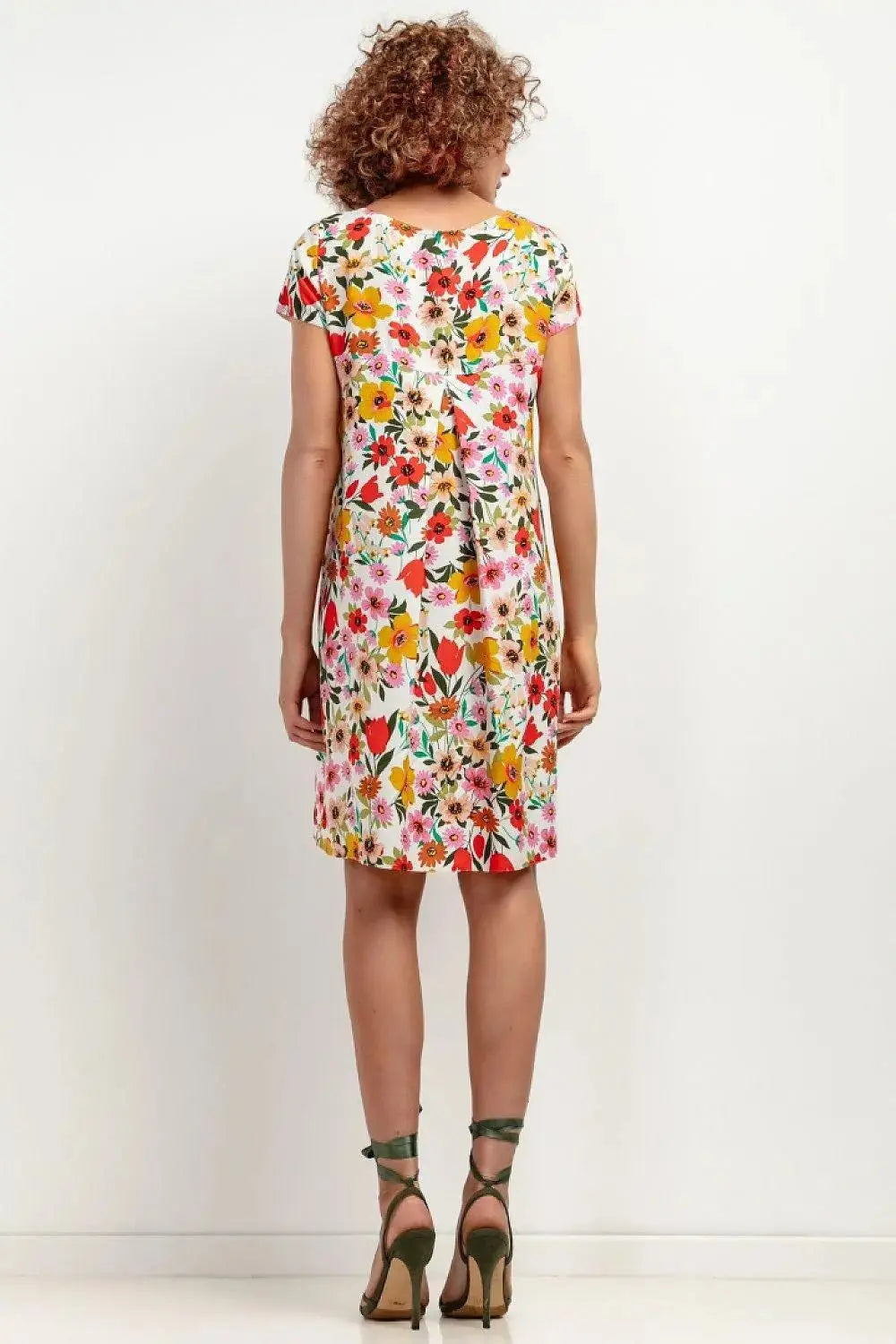 Tessita patterned viscose dress