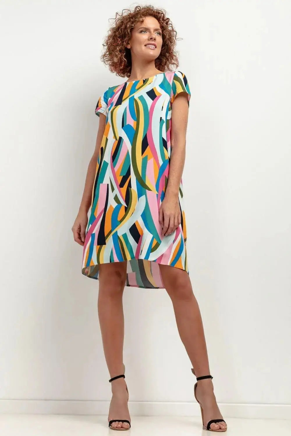 Tessita patterned viscose dress