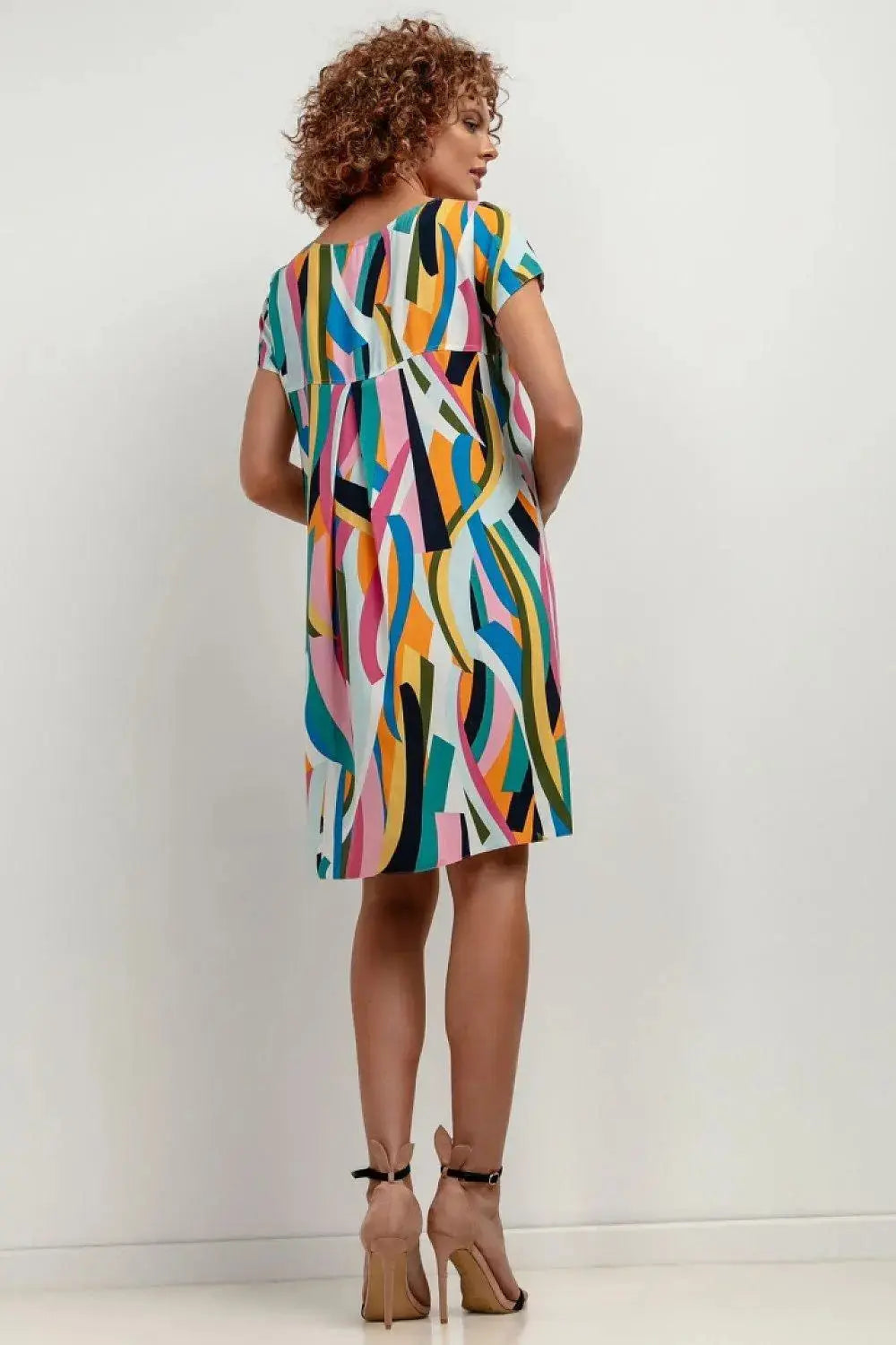 Tessita patterned viscose dress