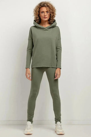 Tessita soft knit fabric set sweatshirt