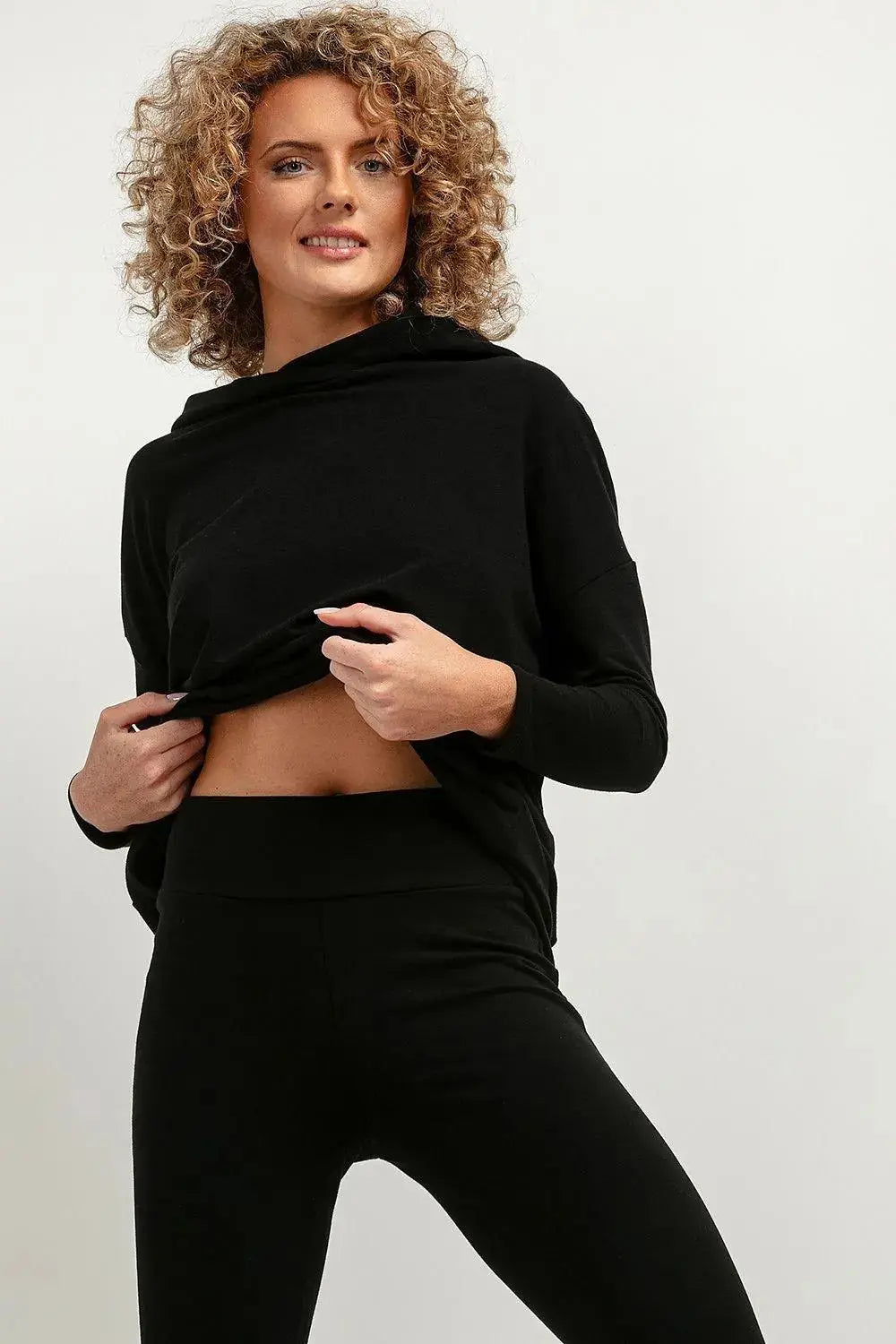 Tessita soft knit fabric set sweatshirt