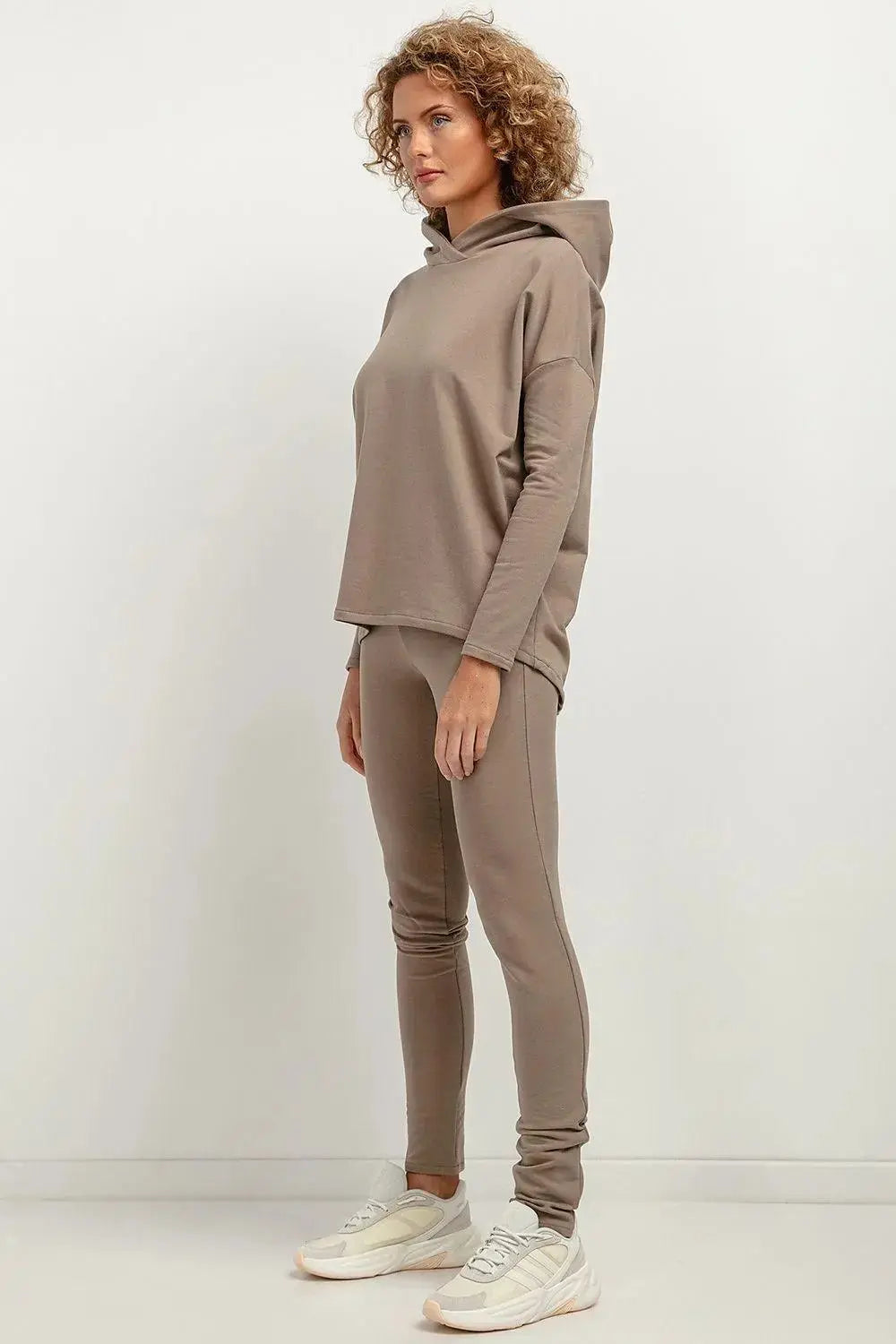 Tessita soft knit fabric set sweatshirt