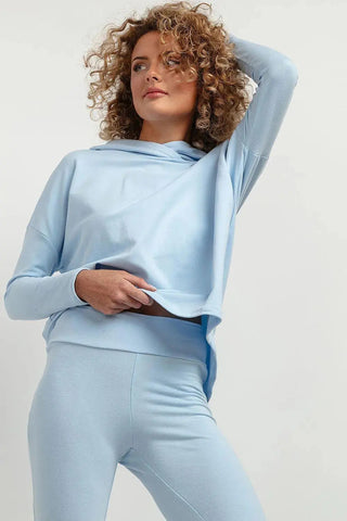 Tessita soft knit fabric set sweatshirt