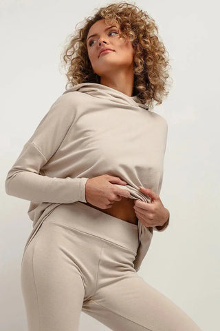 Tessita soft knit fabric set sweatshirt