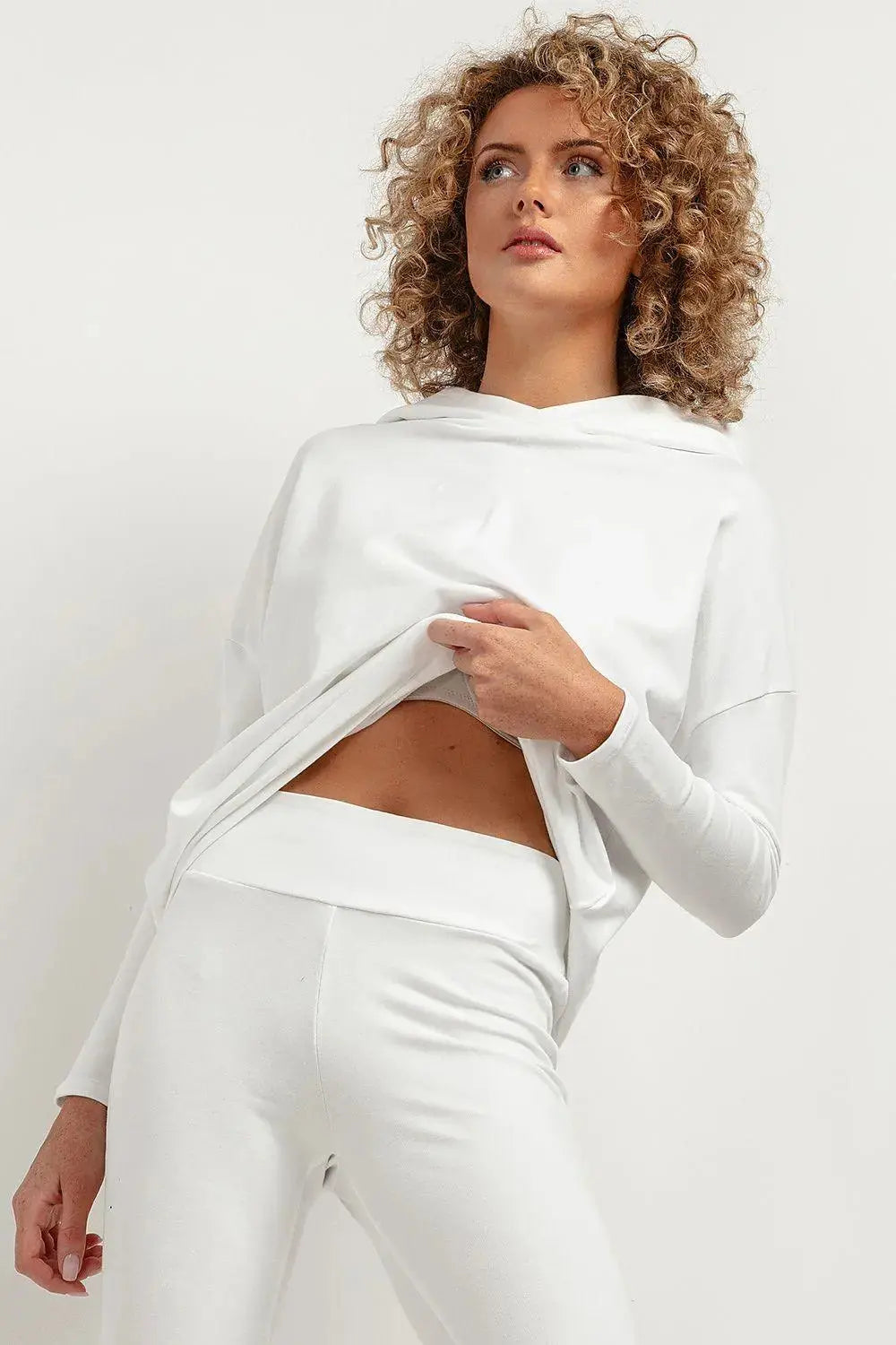 Tessita soft knit fabric set sweatshirt