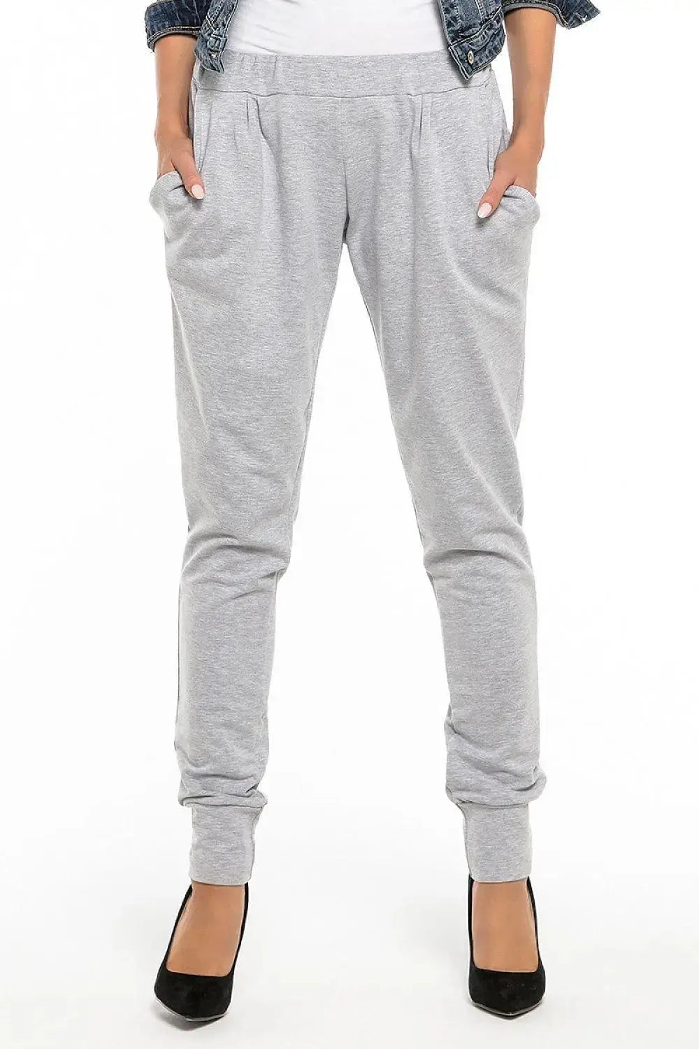 Tessita sweatpants with pockets and a ribbed leg