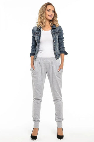 Tessita sweatpants with pockets and a ribbed leg