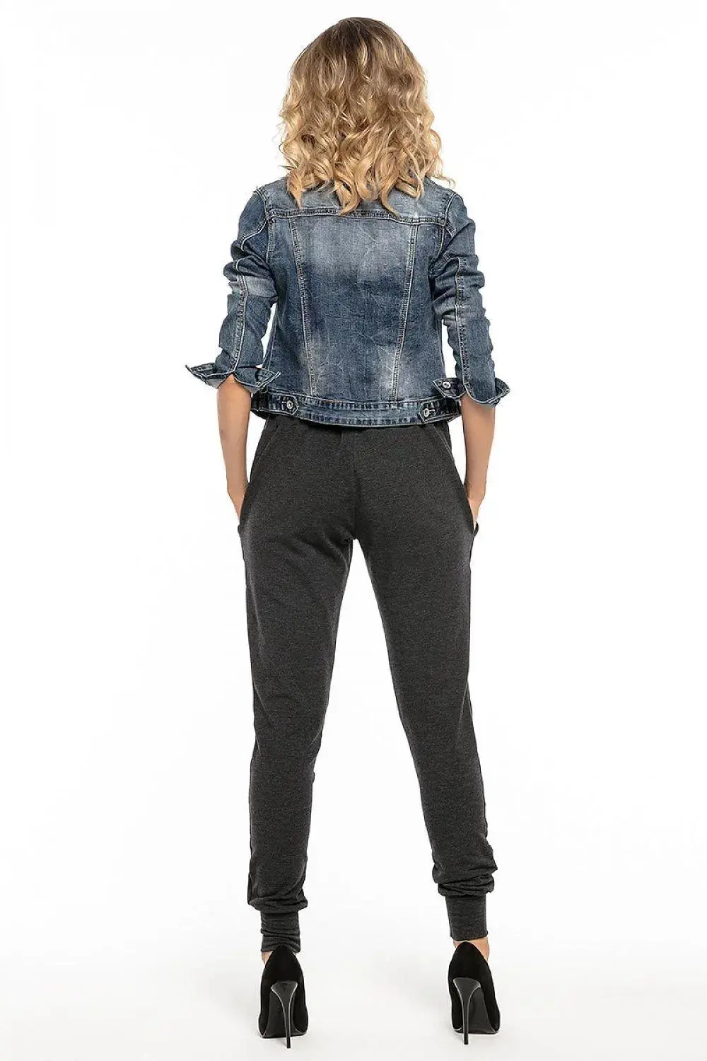Tessita sweatpants with pockets and a ribbed leg