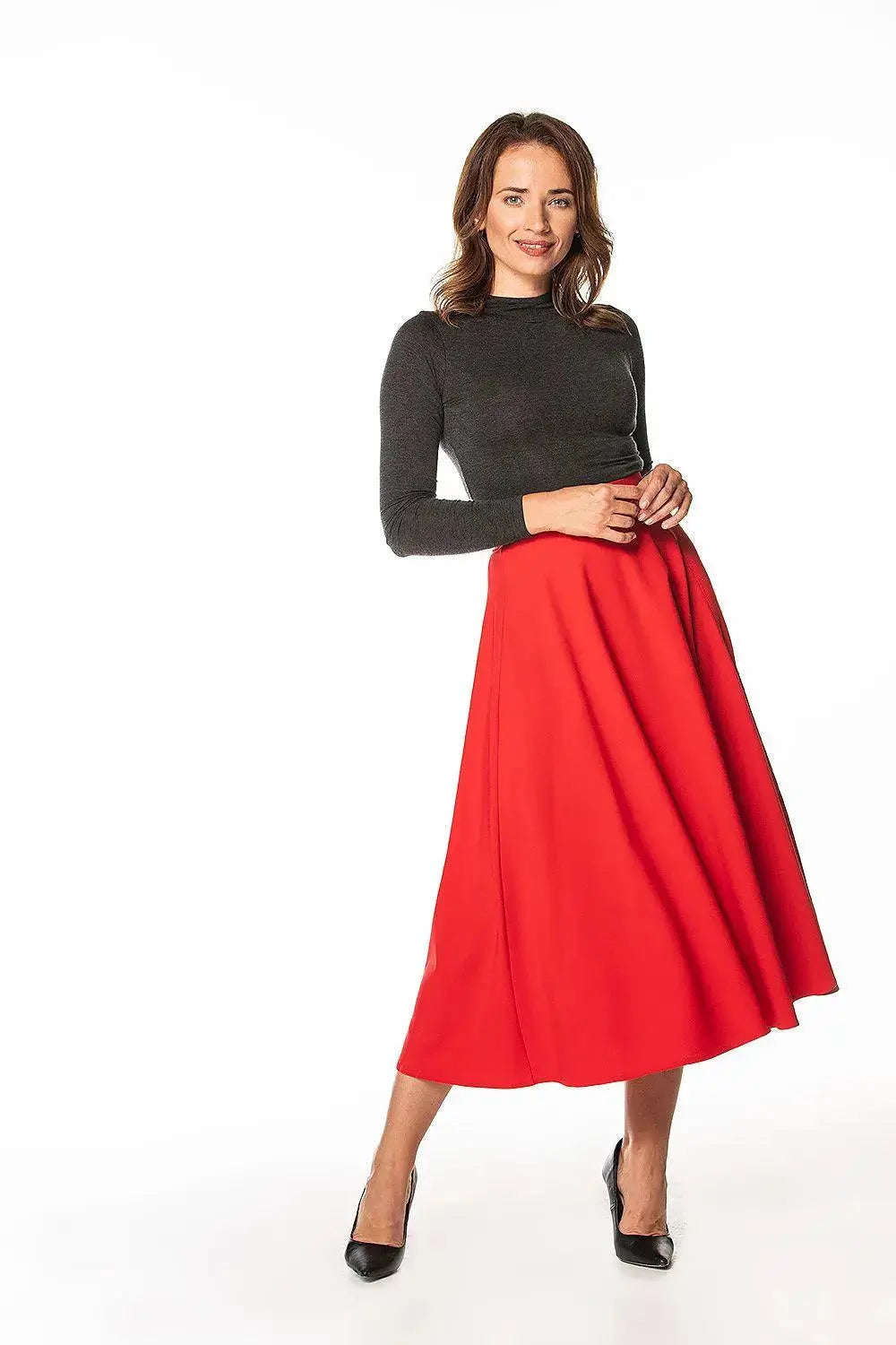 Tessita wonderful elegant mid-calf skirt