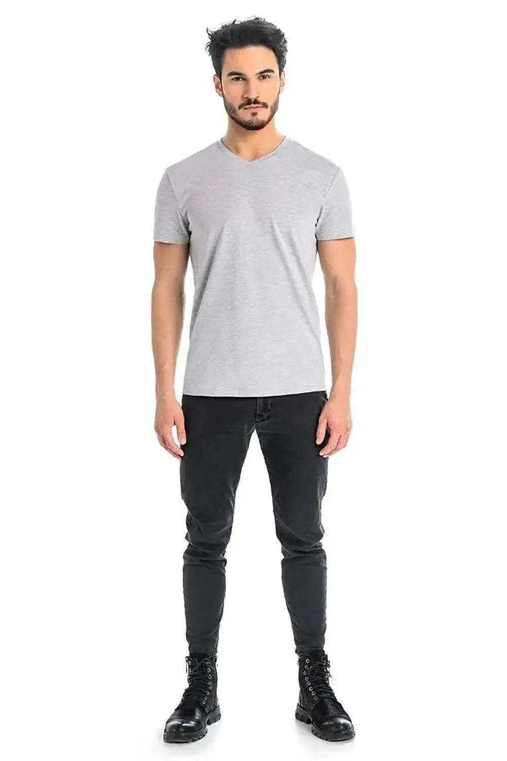 Teyli short sleeves white men's t-shirt