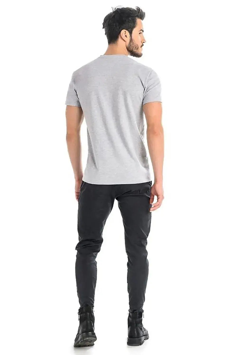 Teyli short sleeves white men's t-shirt