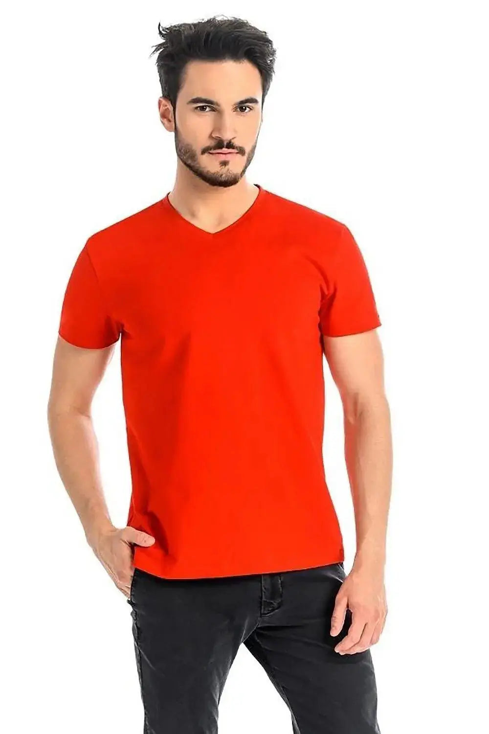 Teyli short sleeves white men's t-shirt