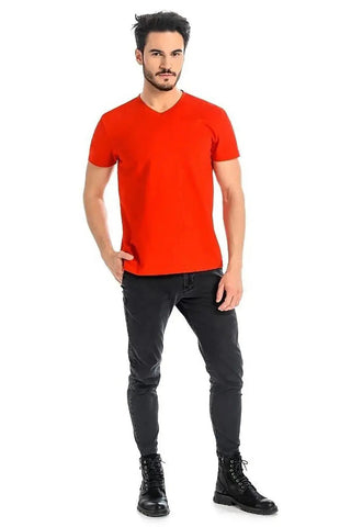 Teyli short sleeves white men's t-shirt