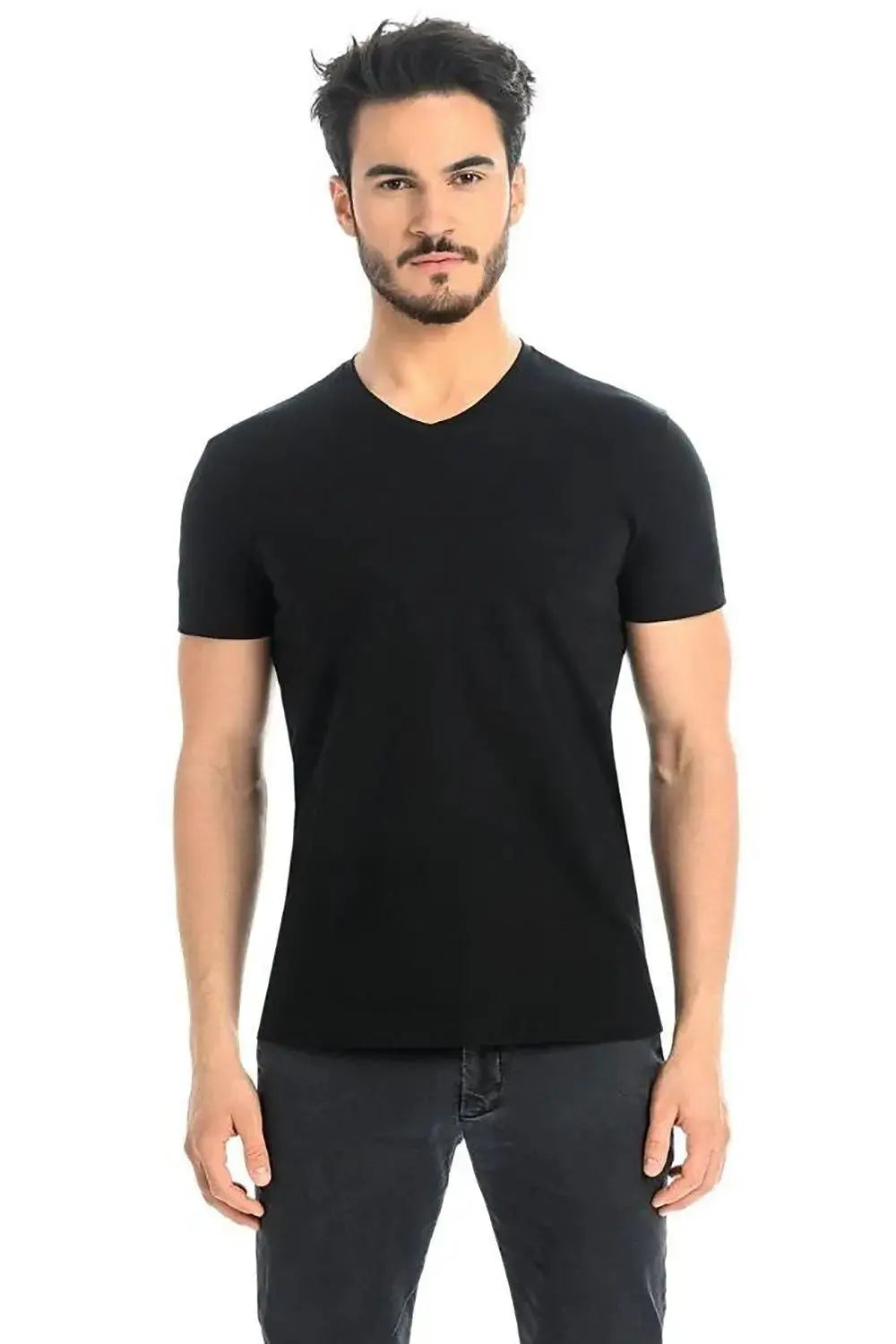 Teyli short sleeves white men's t-shirt