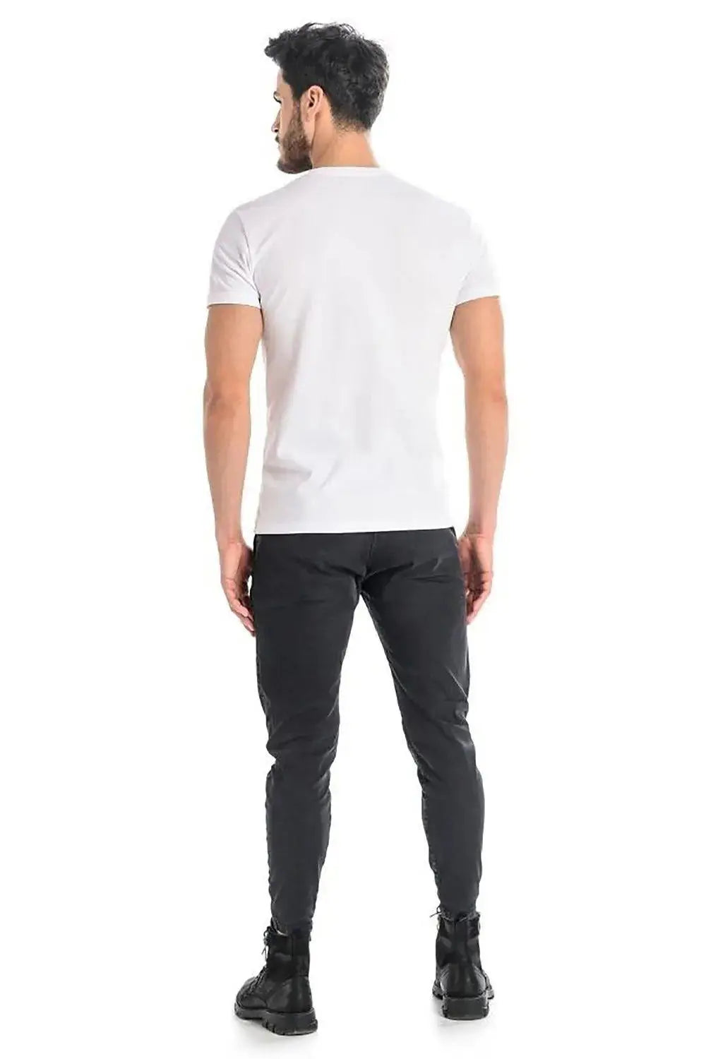 Teyli short sleeves white men's t-shirt
