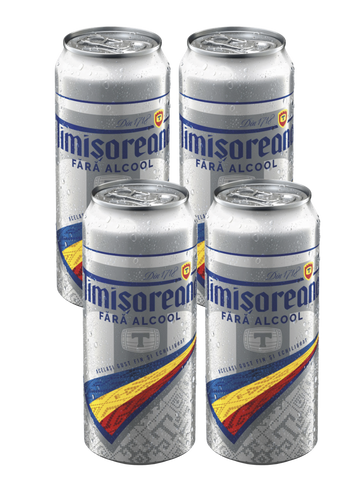 Timisoreana Lager Alcohol Free 4x500ml