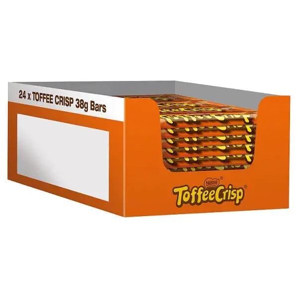 Toffee Crisp Milk Chocolate Bar 38g (Case of 24)