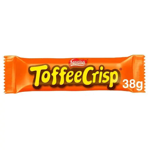 Toffee Crisp Milk Chocolate Bar 38g (Case of 24)