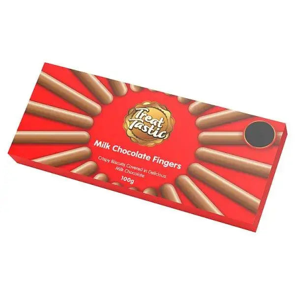 Treat Tastic Milk Chocolate Fingers 100g (Case of 24)