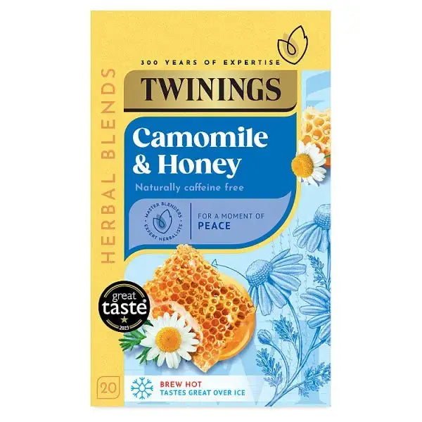 Twinings Camomile & Honey 20 Tea Bags 30g (Case of 4)