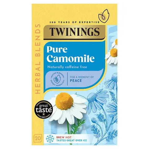 Twinings Pure Camomile 20 Tea Bags 30g (Case of 4)