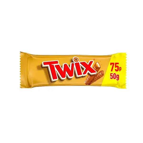 Twix Caramel & Milk Chocolate Fingers Biscuit Snack Bar