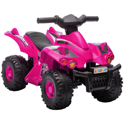 AIYAPLAY 6V Kids Electric Quad Bike with Music, Forward Function