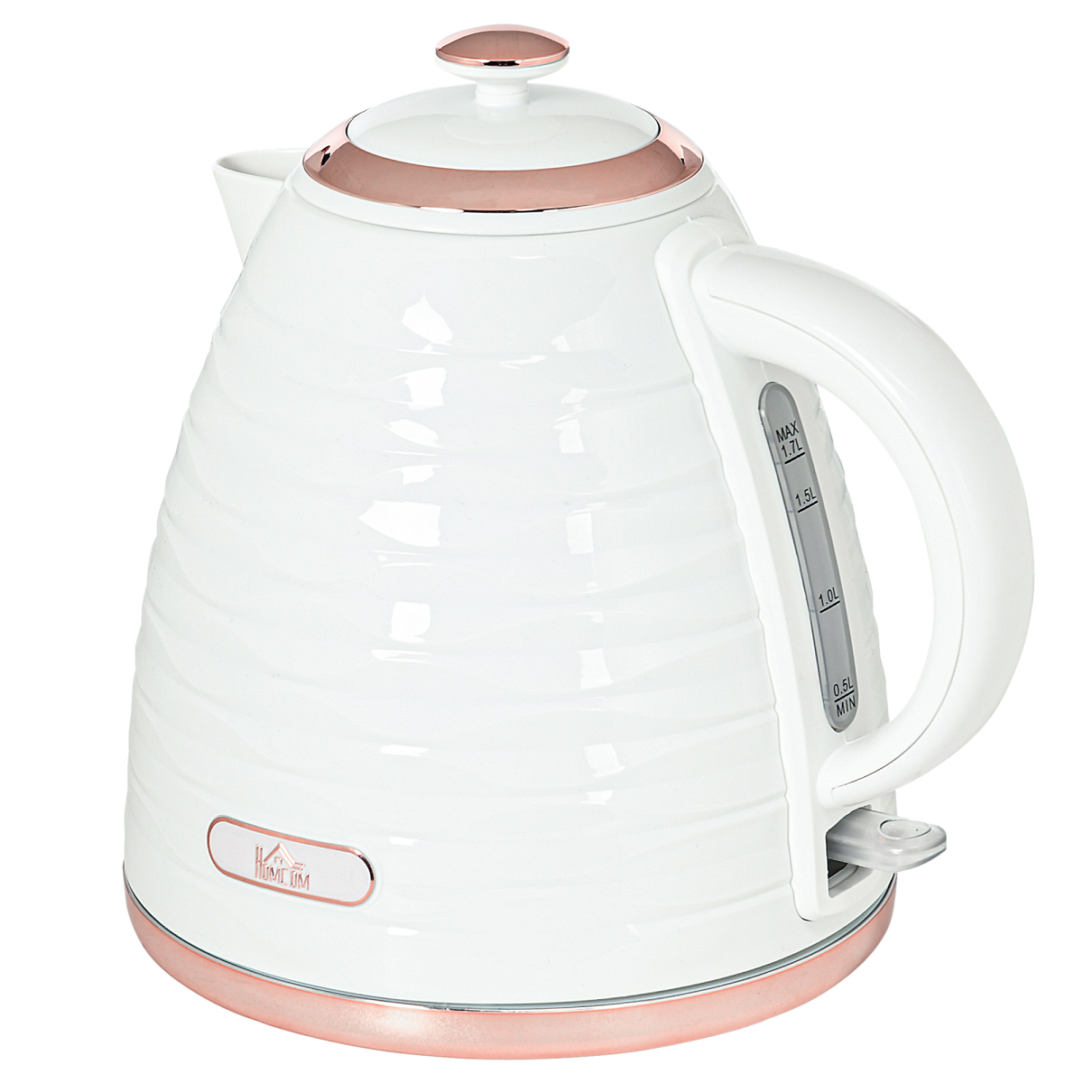 HOMCOM Electric Kettle, Fast Boil, 1.7L, 3kW, Swivel