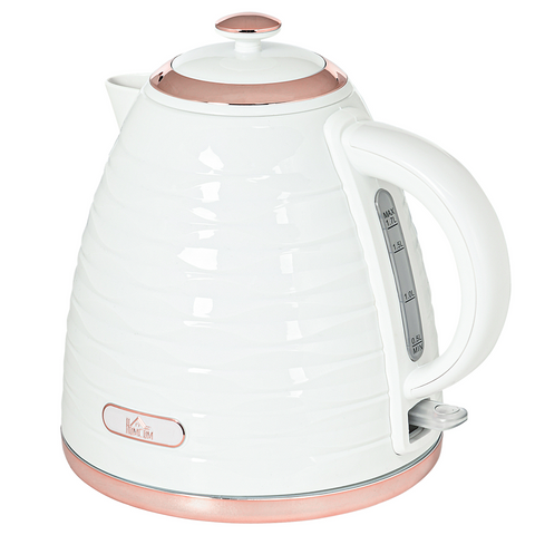 HOMCOM Electric Kettle, Fast Boil, 1.7L, 3kW, Swivel