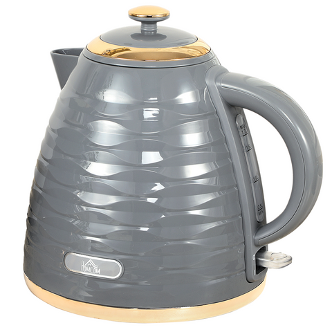 HOMCOM Electric Kettle, Fast Boil, 1.7L, 3kW, Swivel