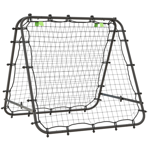 HOMCOM Rebounder Net Football Target Goal with Adjustable Angles