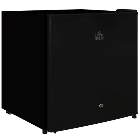 HOMCOM 46L Counter Top Fridge Mini Fridge with Lock Chiller Box