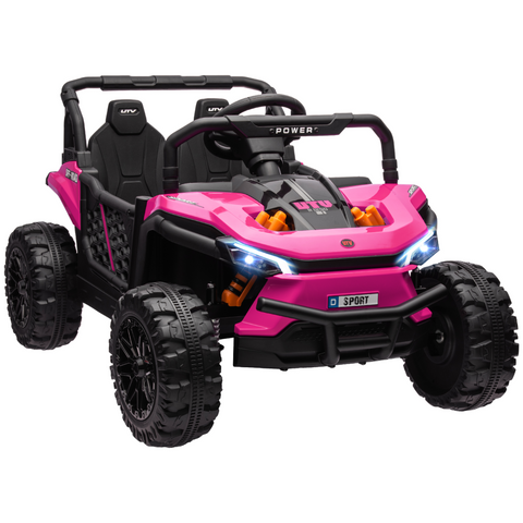 AIYAPLAY Kids Ride on Car, 12V Electric Truck w/ Horn Lights USB