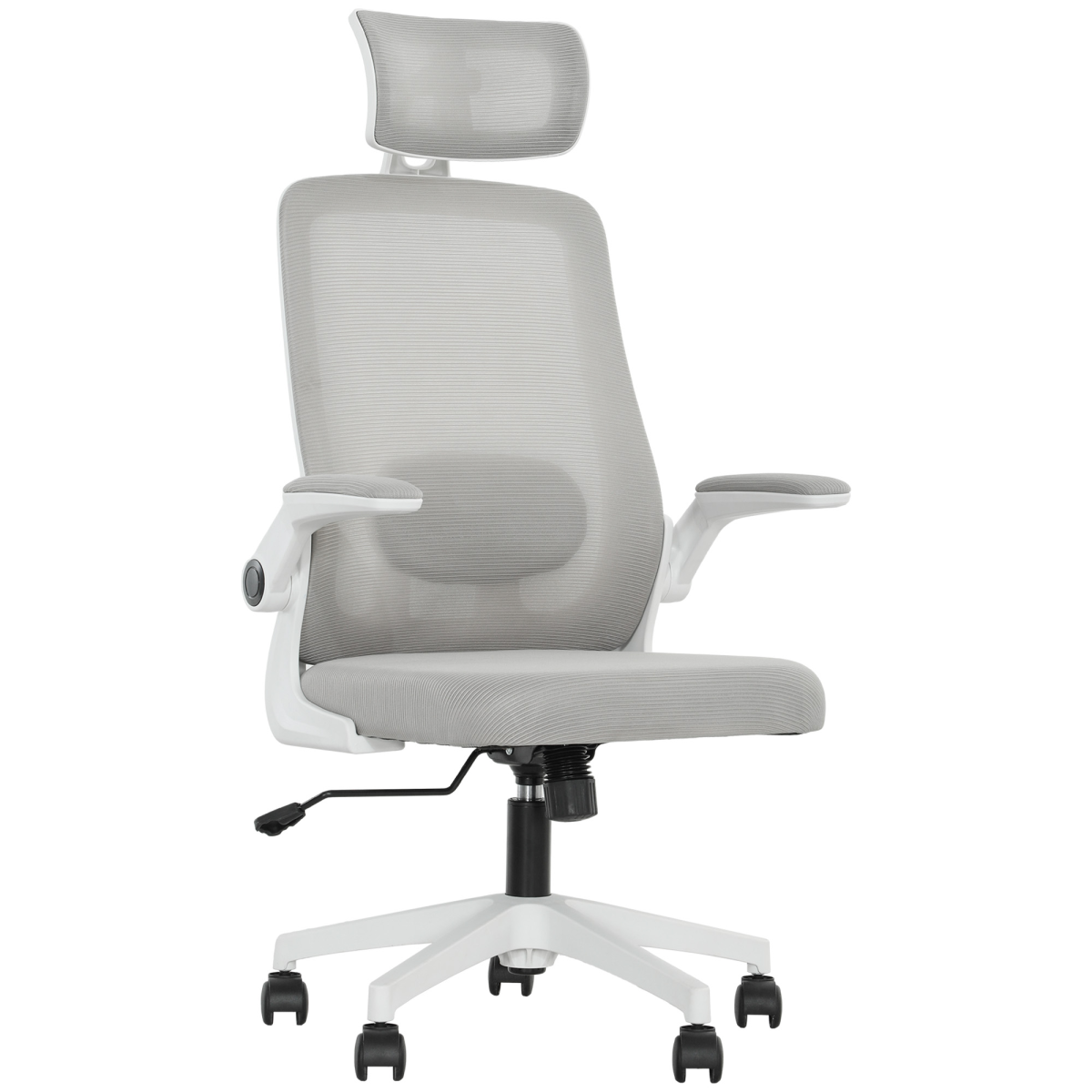 HOMCOM Executive Mesh Office Chair with Headrest, Lumbar Support