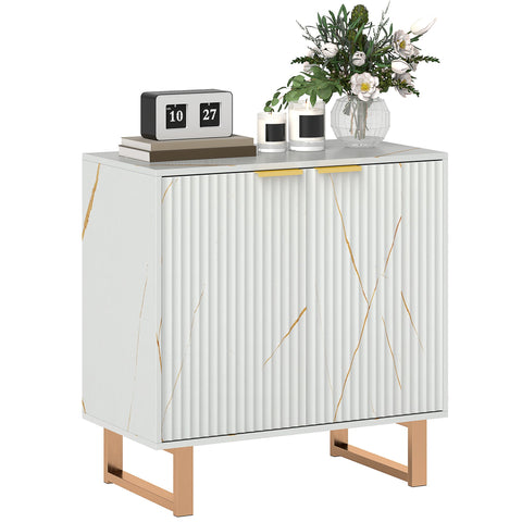 Elegant Black Storage Unit with Gold Accents - Stylish & Functional Furniture