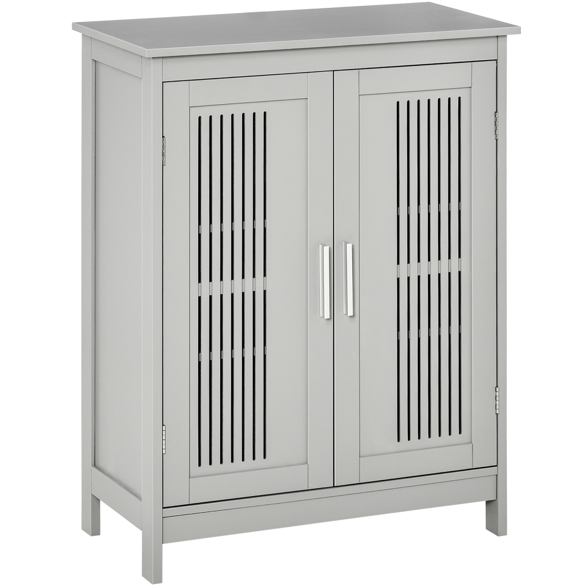 kleankin Modern Bathroom Cabinet, Freestanding Floor Cabinet with Storage