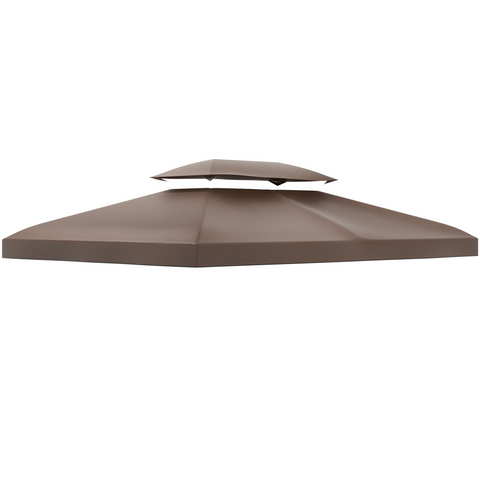 3x4m Gazebo Replacement Roof Canopy 2 Tier Top UV Cover Sun Awning Shelters