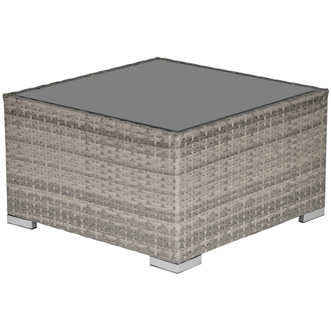 Rattan Wicker Patio Coffee Table Ready to Use Outdoor Furniture