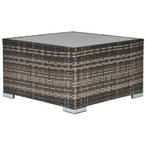 Rattan Wicker Patio Coffee Table Ready to Use Outdoor Furniture
