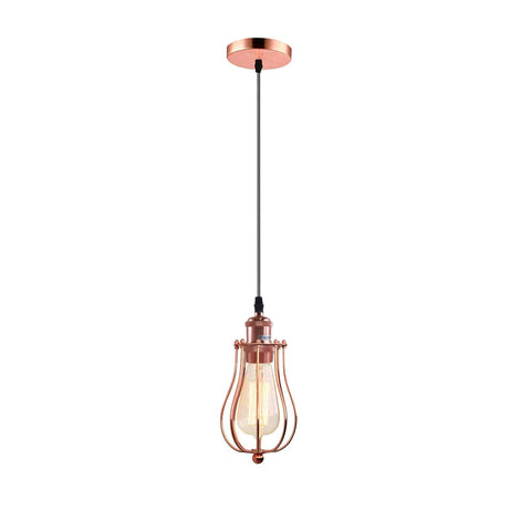 Ceiling Rose Balloon Cage Hanging Pendant Lamp Holder Light Fitting Lighting Kit UK