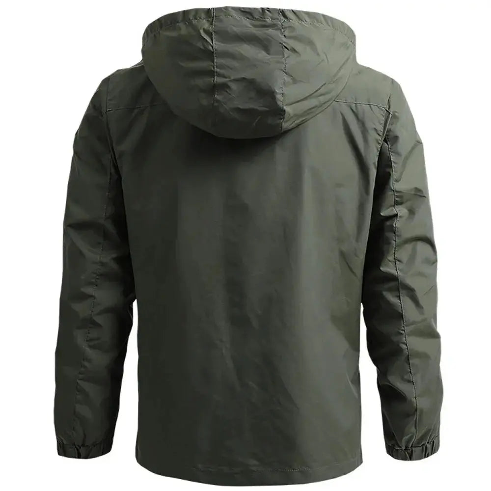 Waterproof Tactical Windbreaker Jacket – Lightweight Hooded Outdoor Gear (S-5XL)