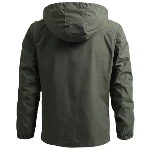 Waterproof Tactical Windbreaker Jacket – Lightweight Hooded Outdoor Gear (S-5XL)