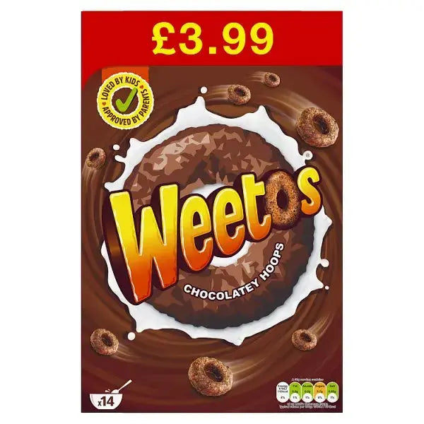 Weetos Chocolatey Hoops 8x420g case (Case of 8)