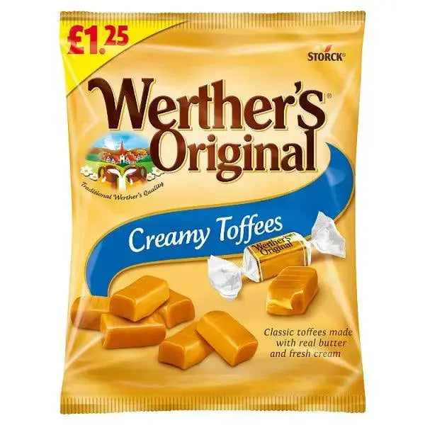 Werther's Original Creamy Toffees 110g (Case of 12)