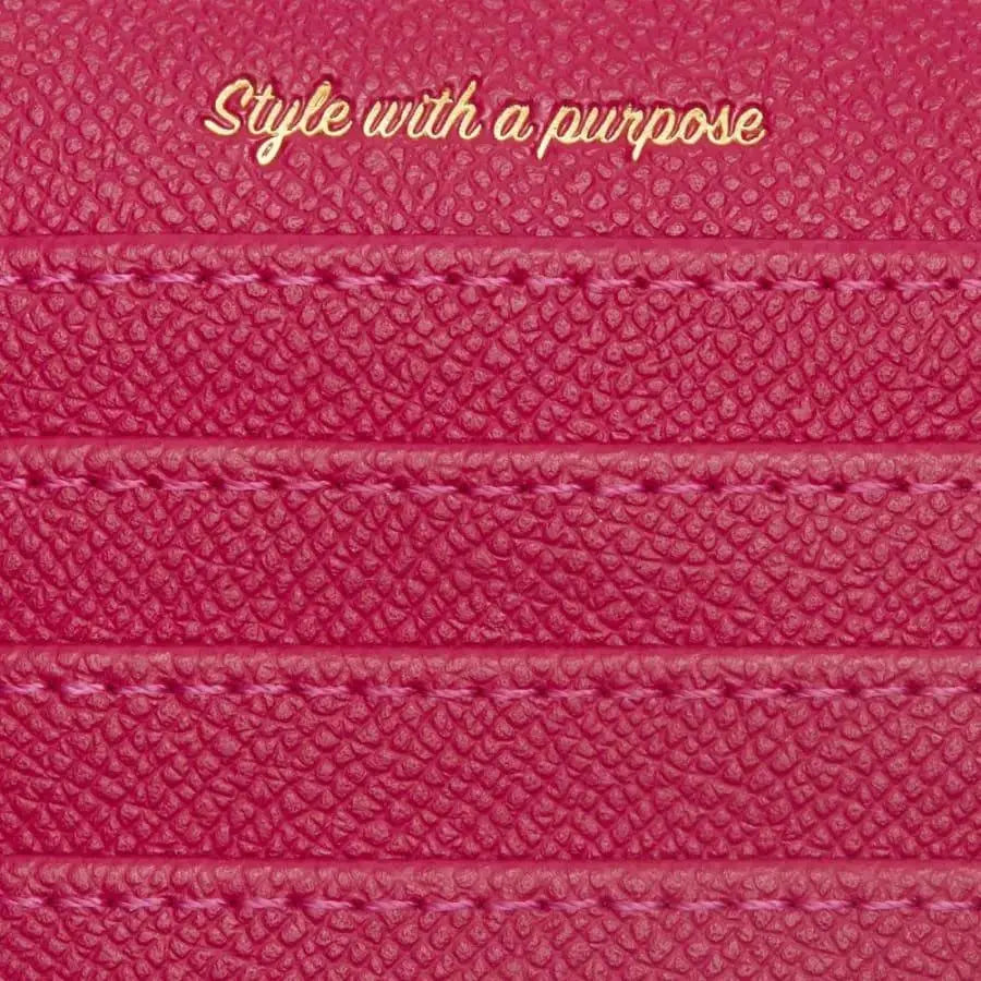Willow Fuchsia Coin and Card Holder