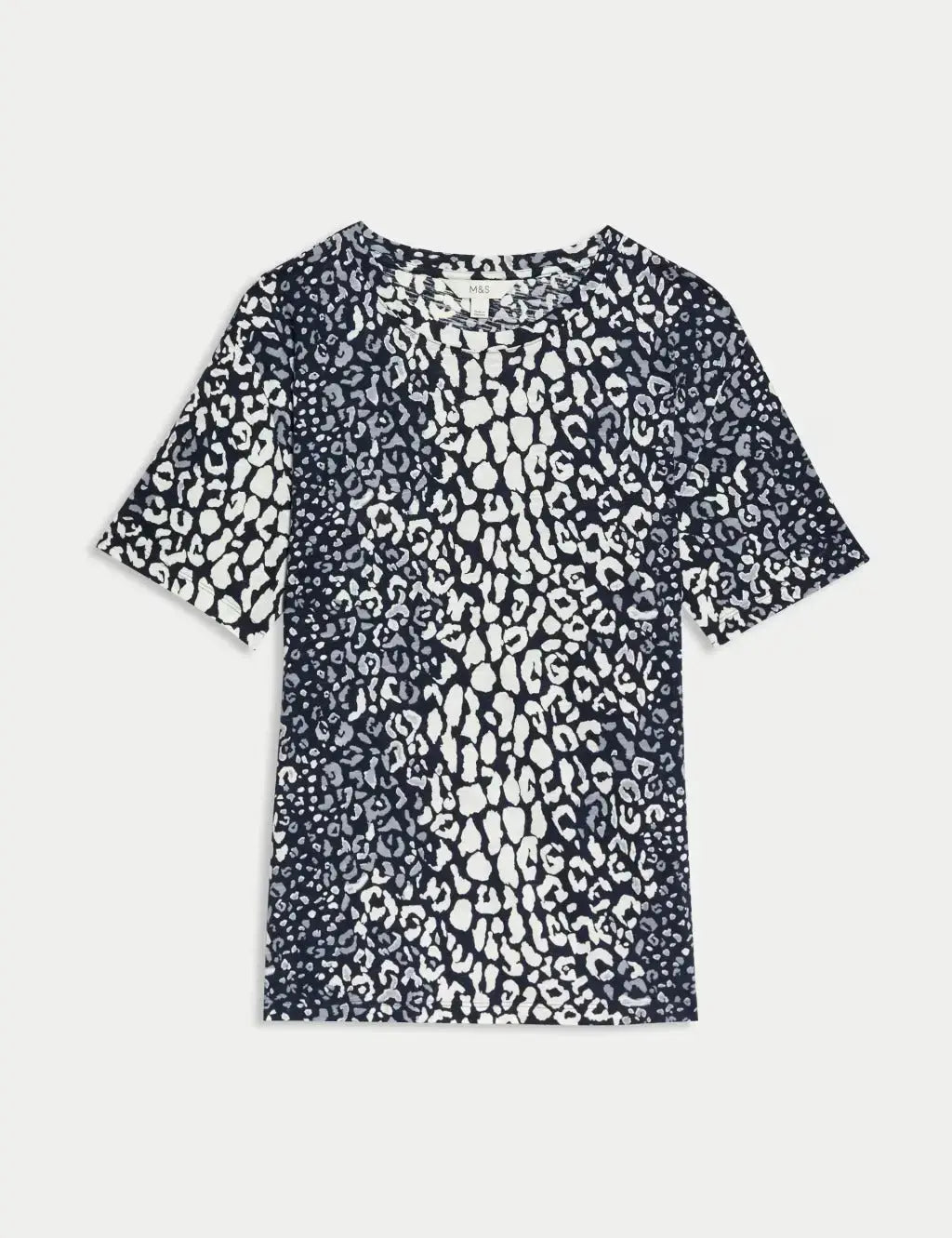 Womens Cotton Modal Blend Printed T-Shirt