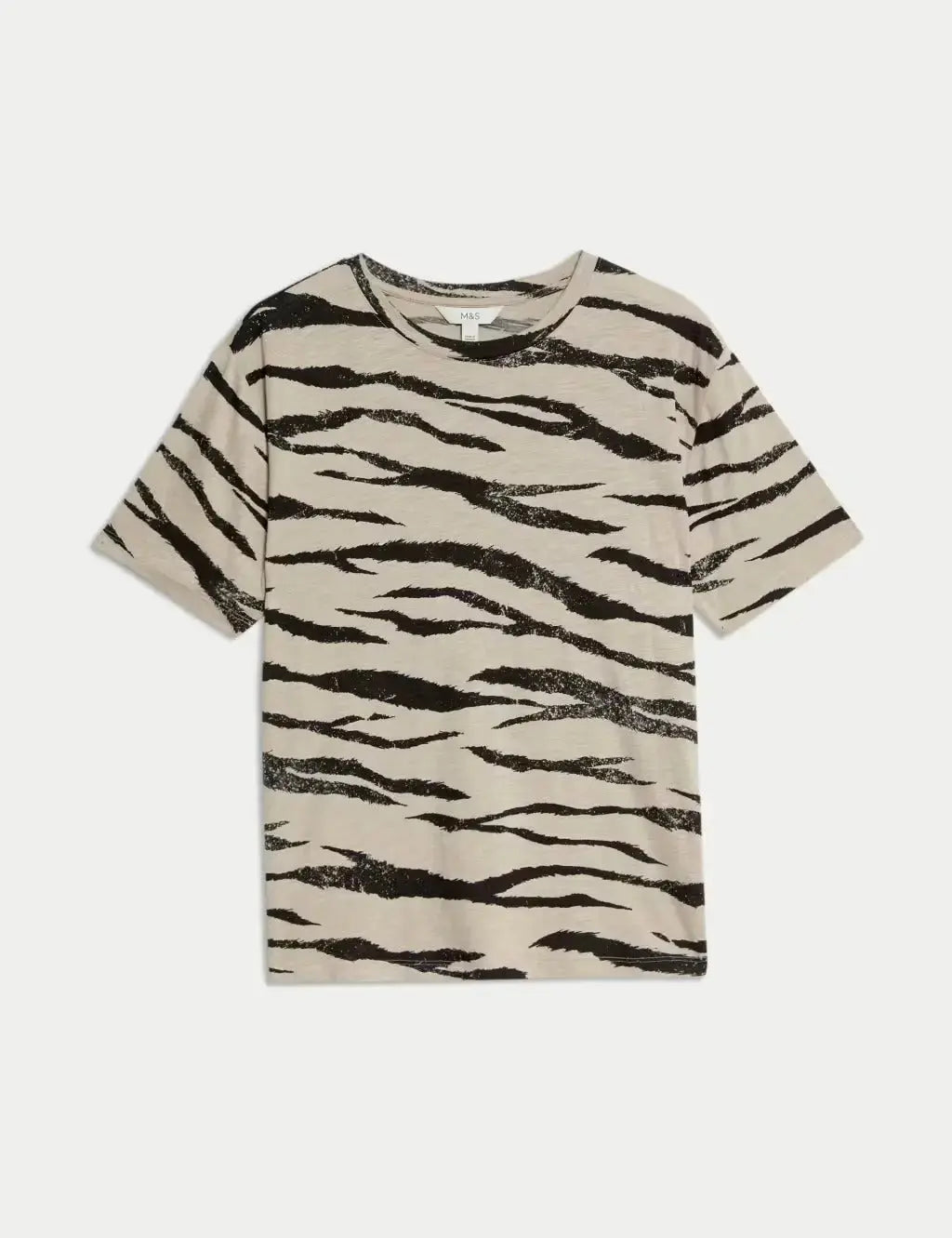 Womens Cotton Modal Blend Printed T-Shirt