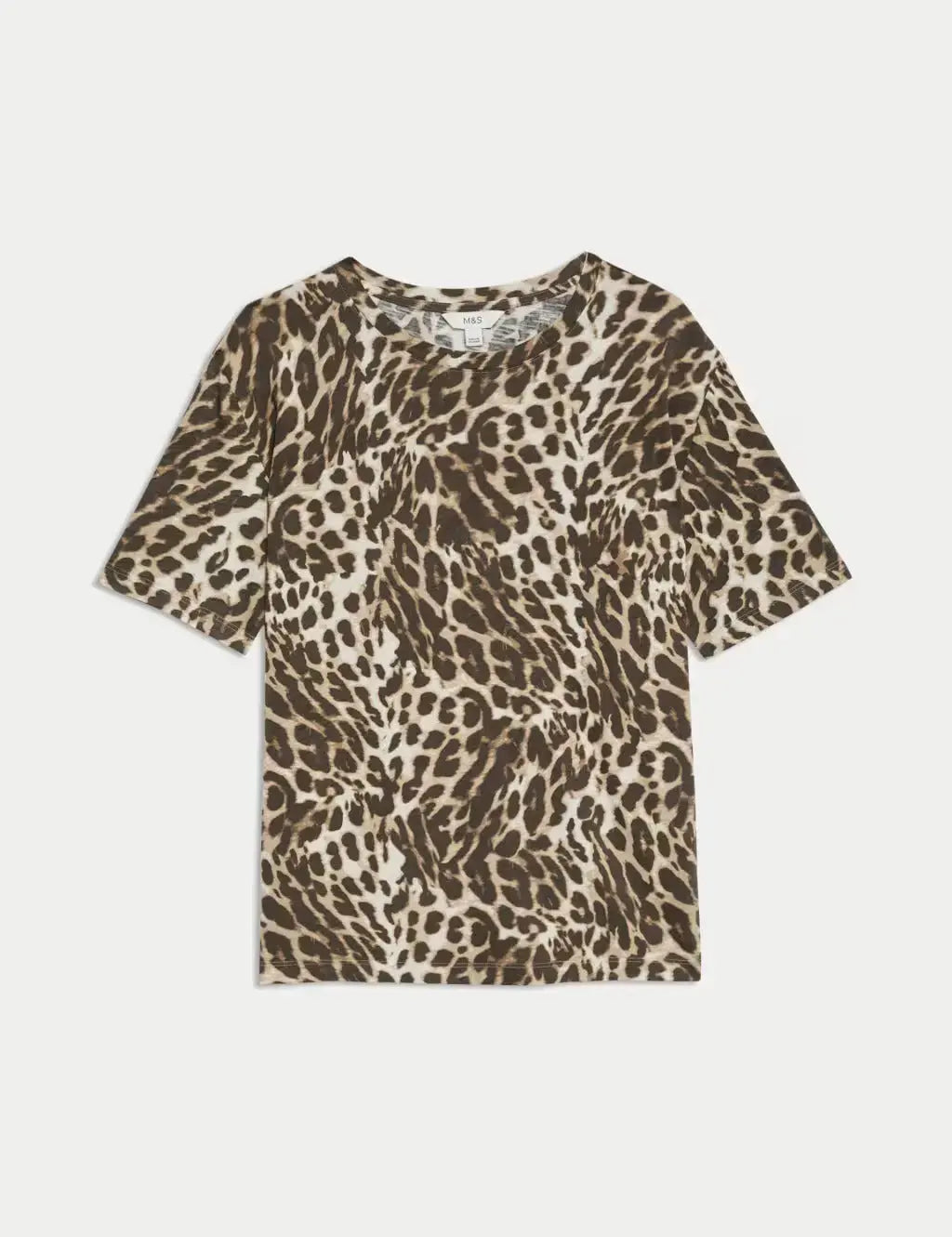 Womens Cotton Modal Blend Printed T-Shirt